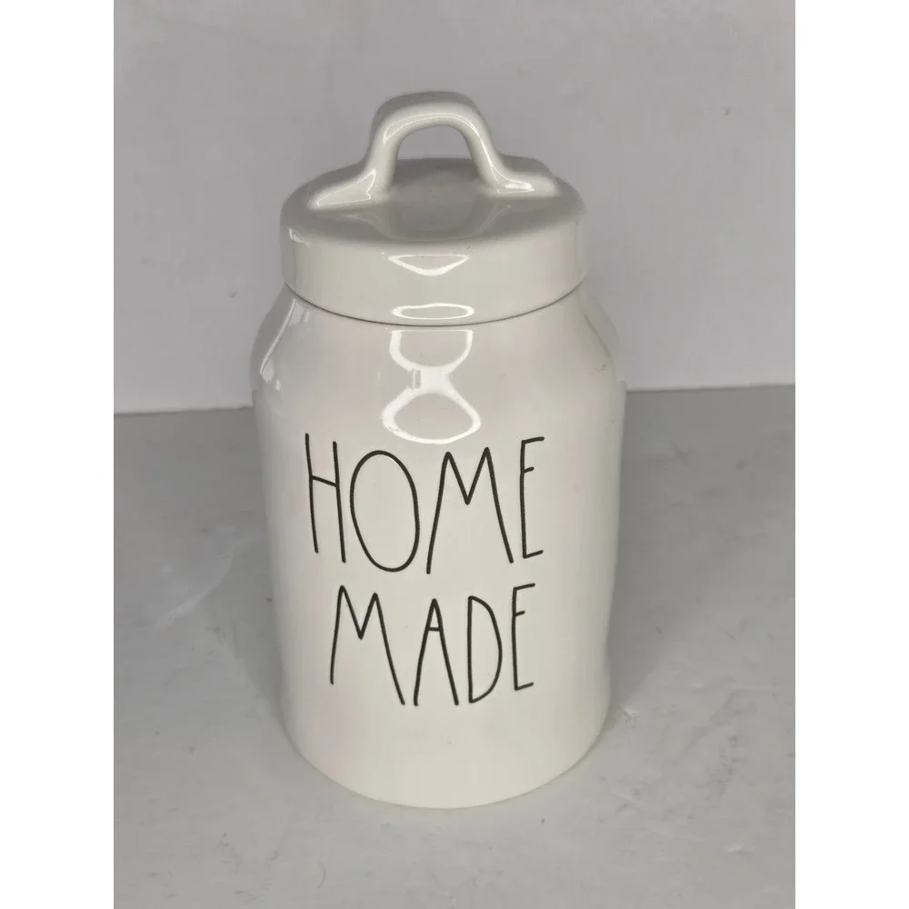 Rae Dunn White Homemade Canister Farmhouse Kitchen Decor‎